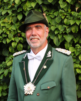 Präsident der Linnicher Schützengilde Herbert Krieger